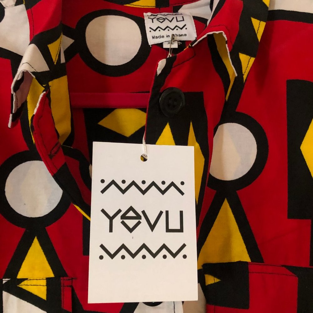 NWT Yevu Crop Jacket in Geo sz XL - Picture 7 of 8